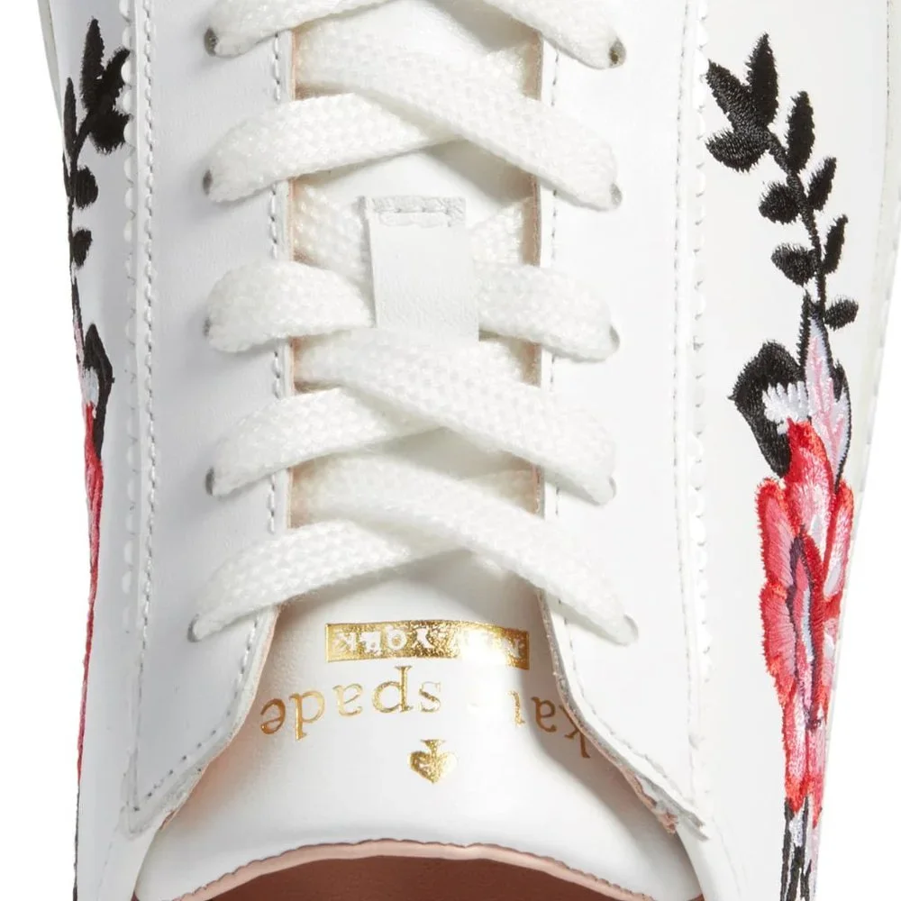 Kate Spade Everhart Embroidered Sneakers
